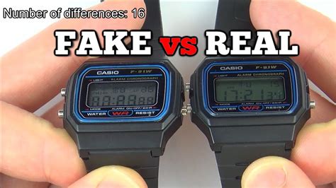 how to tell a fake casio watch calculator